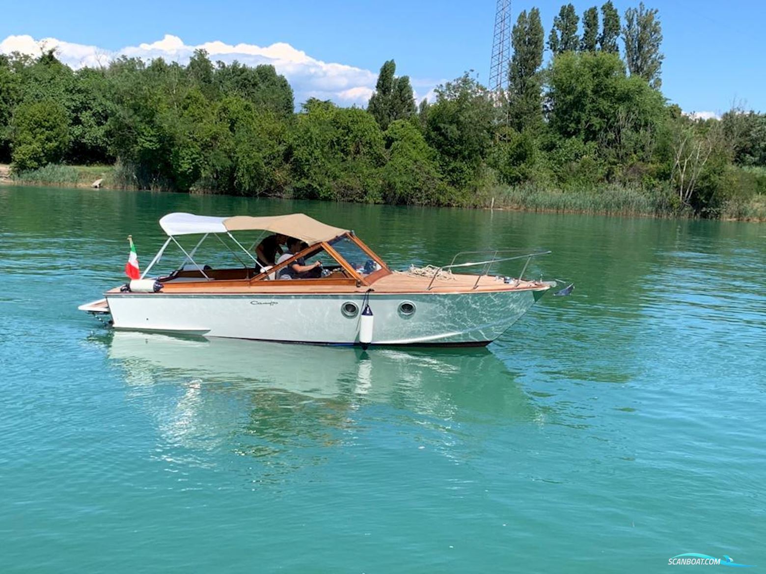 Camuffo C4 Motor boat 1968, with Mercruiser engine, Italy