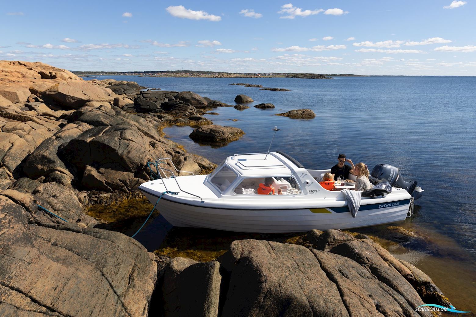 Cremo 550 HT Classic Motor boat 2023, with Yamaha F25Getl engine, Denmark