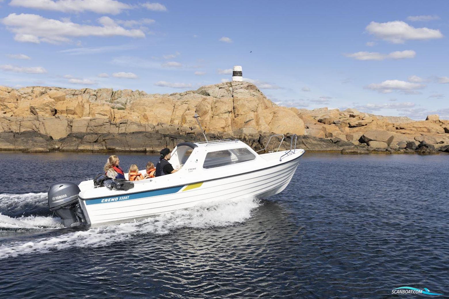 Cremo 550 HT Classic Motor boat 2023, with Yamaha F50Hetl engine, Denmark