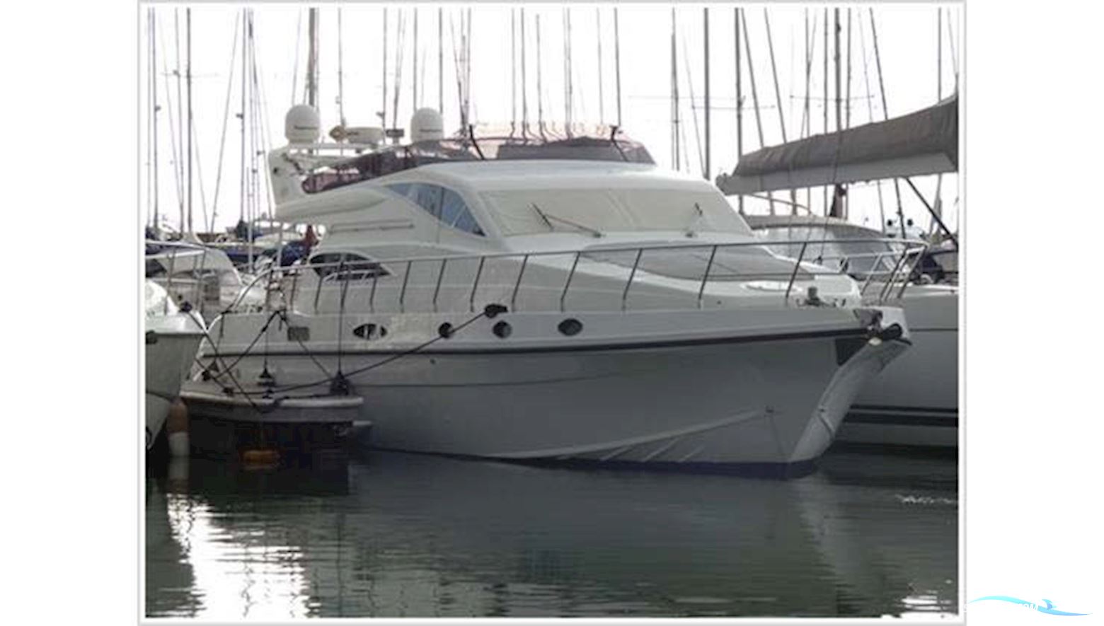 Dellapasqua 18 Fly Motor boat 2008, with Caterpillar C18 engine, Italy