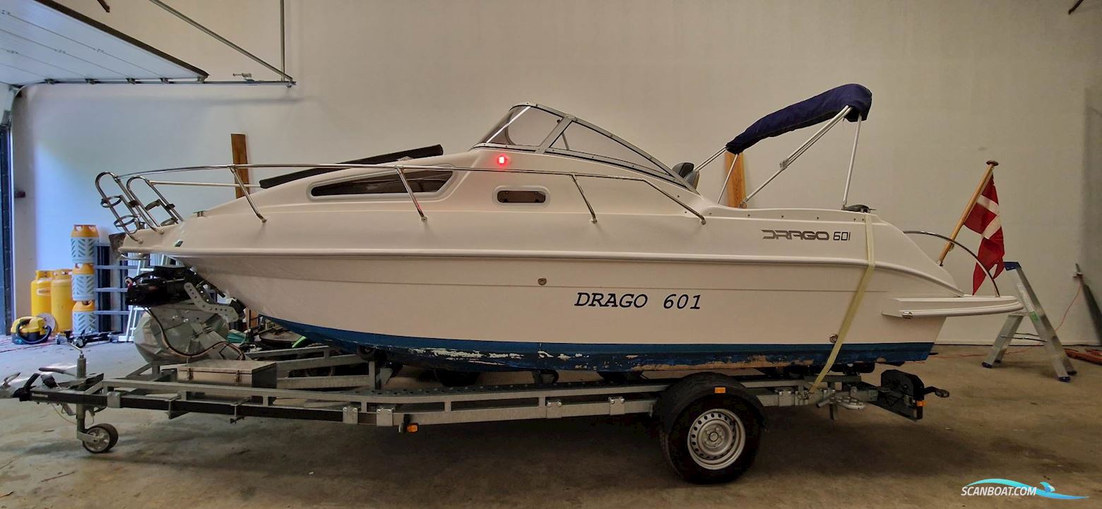 Drago 601 Motor boat 2016, with 140hk 2020 engine, Denmark