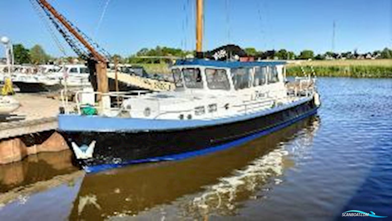 Ex-Werkboot 13.25 Motor boat 1960, with Ford Lehman engine, The Netherlands