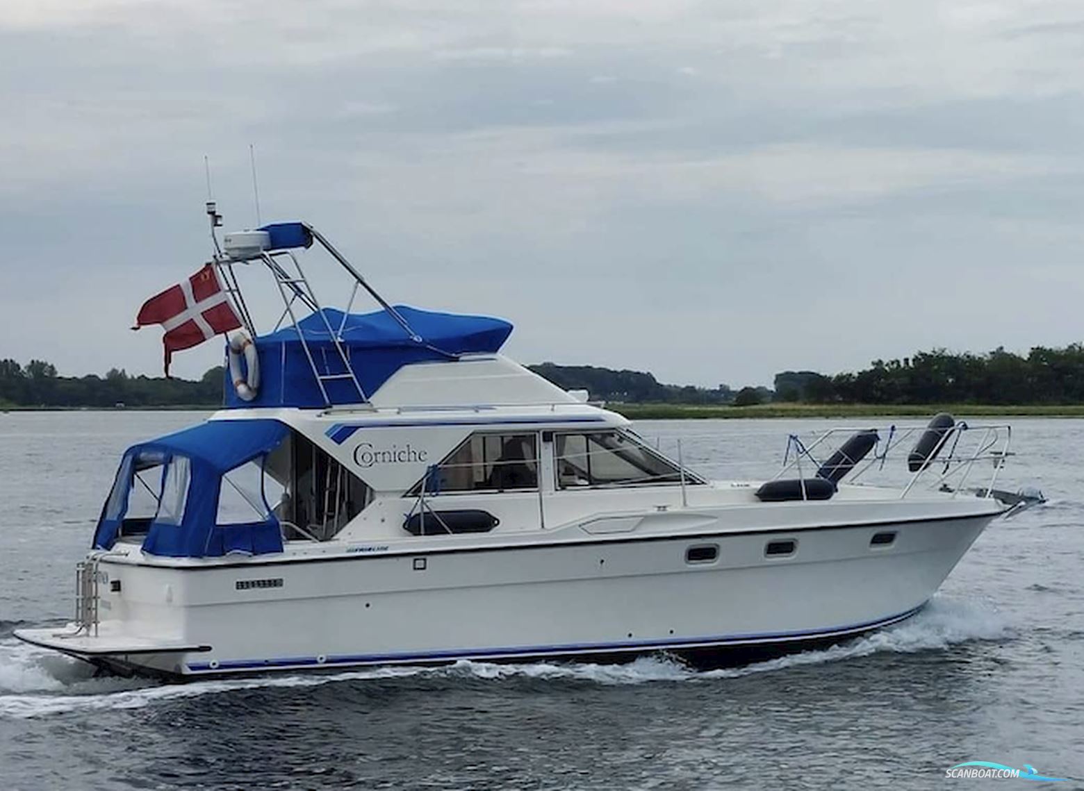 fairline Corniche 31 fly Motor boat 1990, with Volvo Penta TAMD 41 engine, Denmark