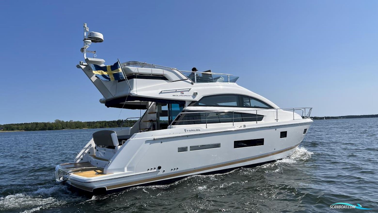 Fairline Squadron 42 Motor boat 2013, with 2x Volvo Penta D6-370 Ca 198h engine, Sweden