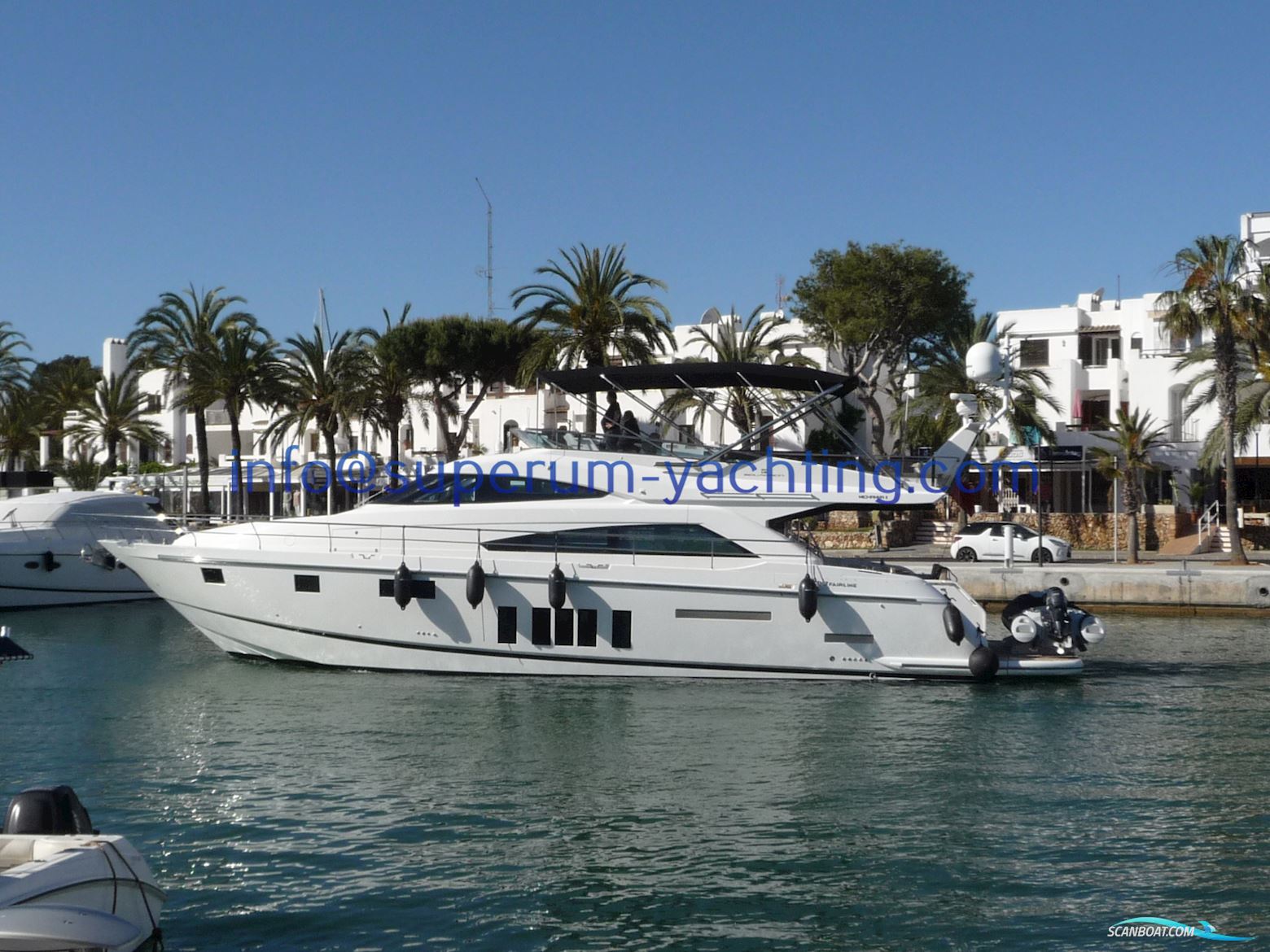 Fairline Squadron 65 Motor boat 2014, with Caterpillar engine, France