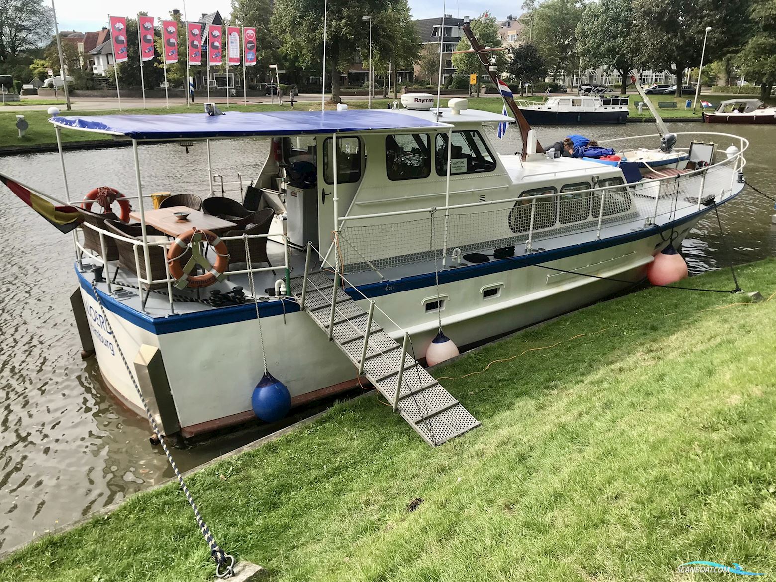 Feltz Werftbau Motor boat 1971, with 2x Mercedes 352.960 engine, Germany