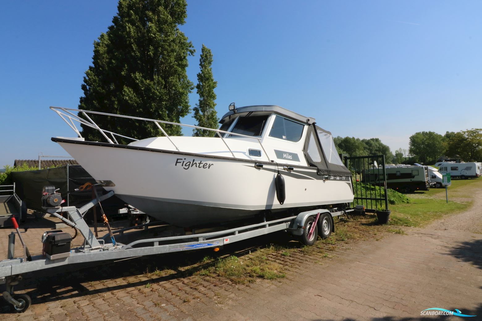 Fighter Zelfbouw Motor boat 2018, with Honda engine, The Netherlands
