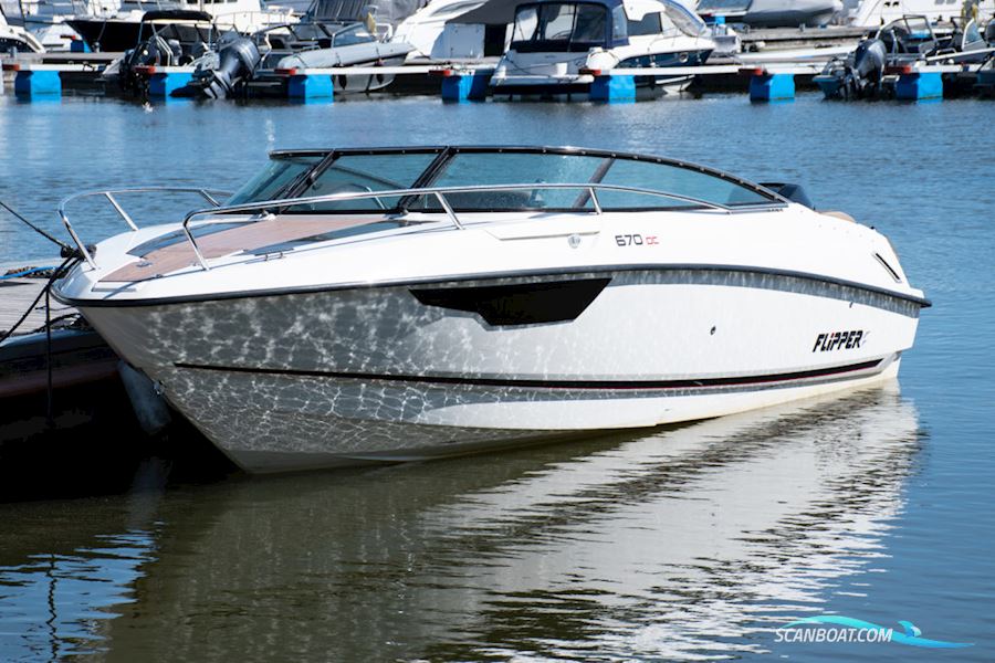 Flipper 670 DC Motor boat 2016, with Mercury Verado engine, Denmark