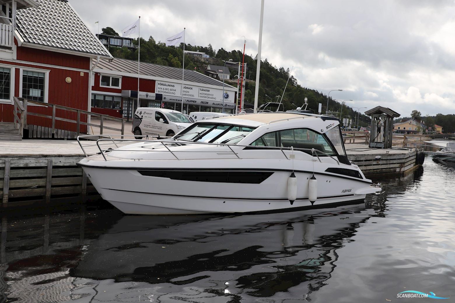 Flipper 900 ST Motor boat 2019, with 2 x Mercury V6-200 hk engine, Sweden