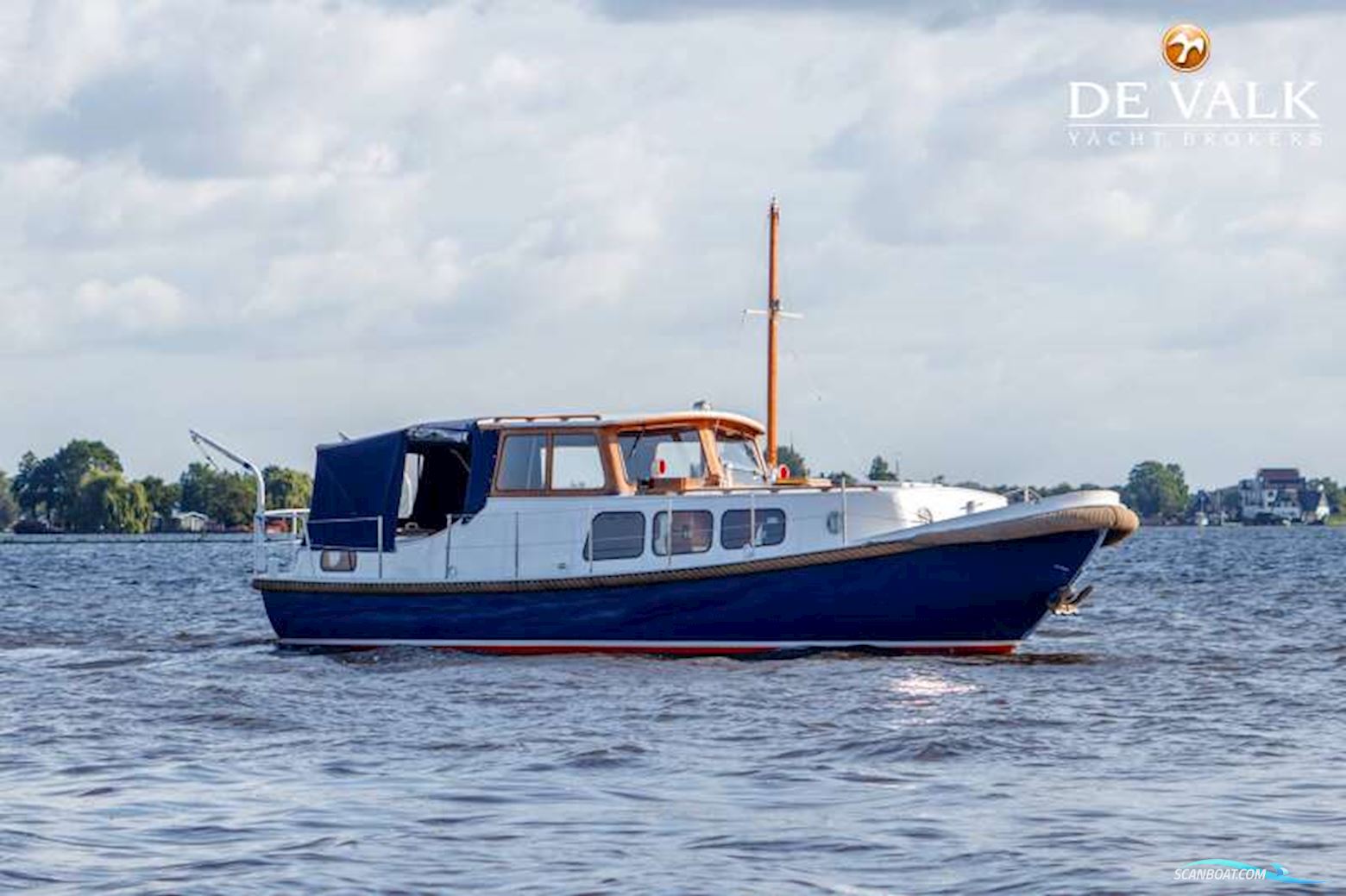 Gillissen Vlet 10.60 Motor boat 1975, with Daf engine, The Netherlands