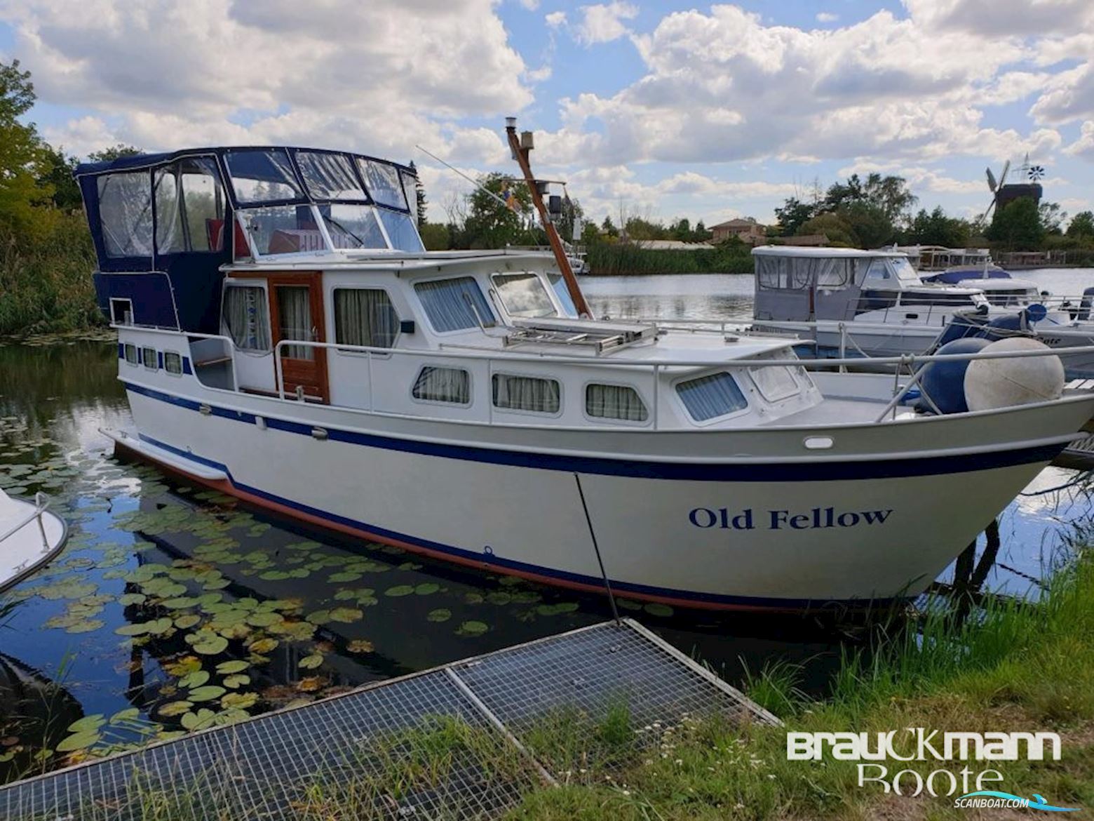 Gruno 10.50 Motor boat 1988, with Ford engine, Germany