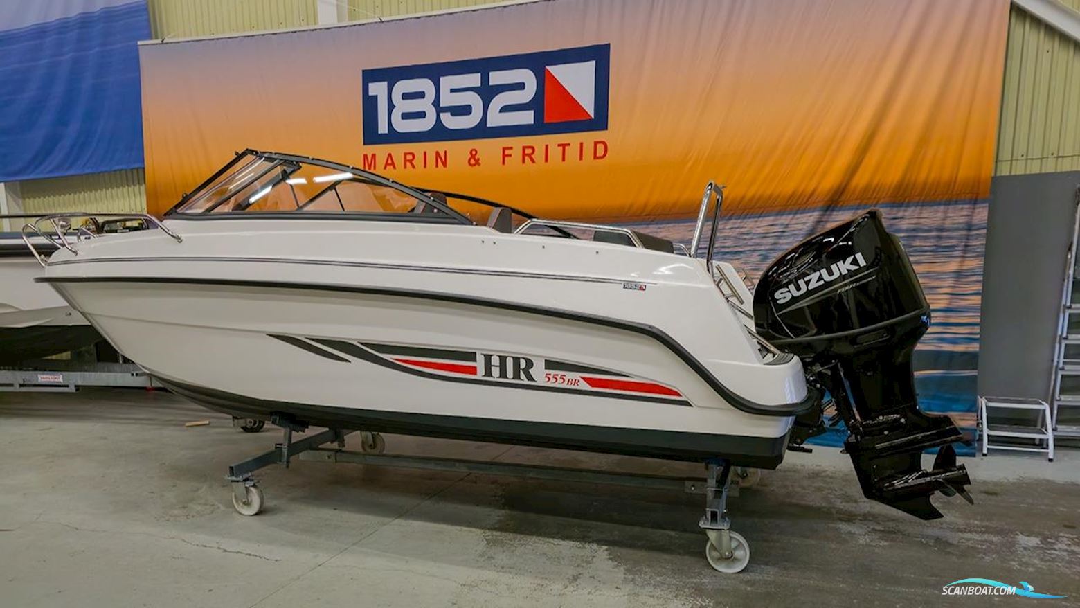Hr 555 BR Motor boat 2023, with Suzuki engine, Sweden
