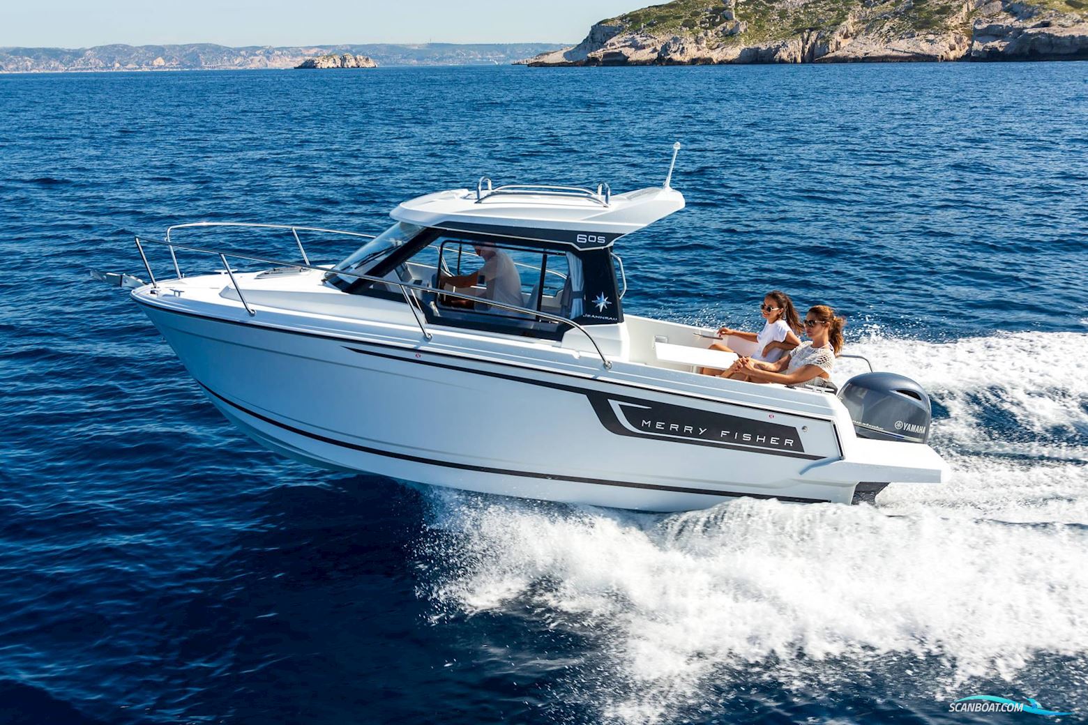 Jeanneau 605 Merry Fisher Serie2 Motor boat 2024, with Yamaha F100LB engine, Denmark