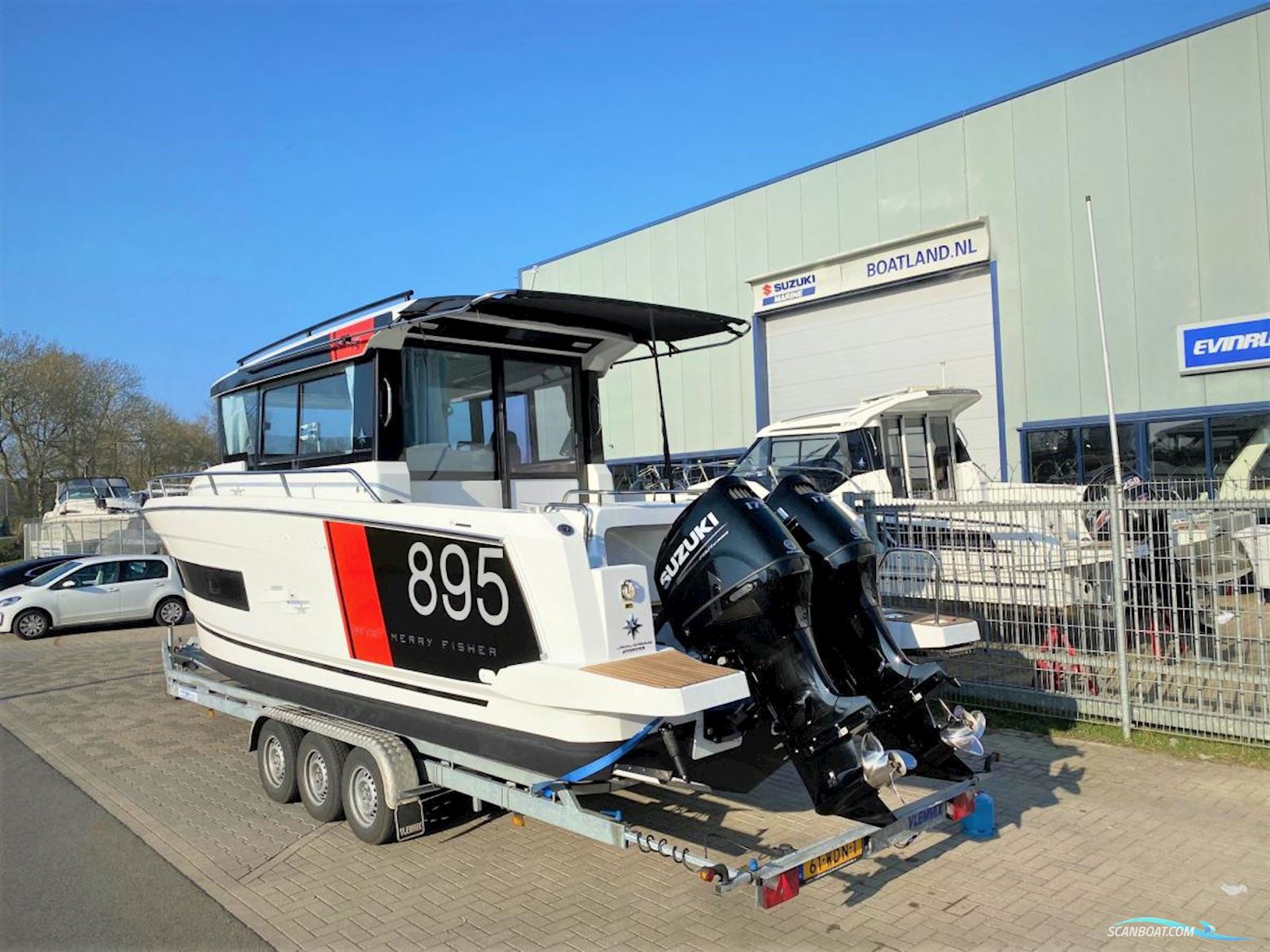 Jeanneau Merry Fisher 895 Sport Marlin Motor boat 2023, with Twin Outboards engine, The Netherlands
