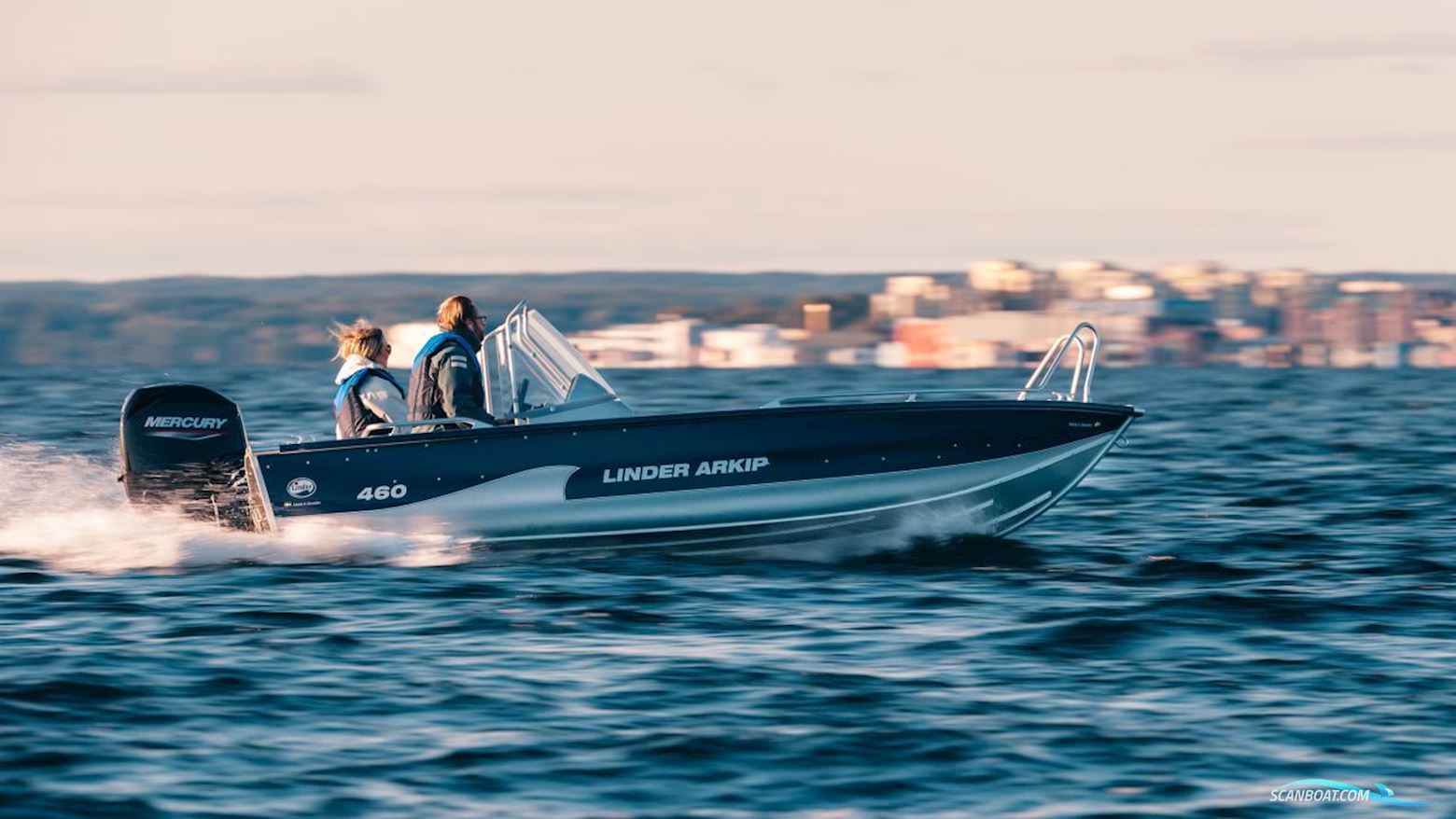 Linder Arkip 460 Motor boat 2022, with Mercury engine, Sweden