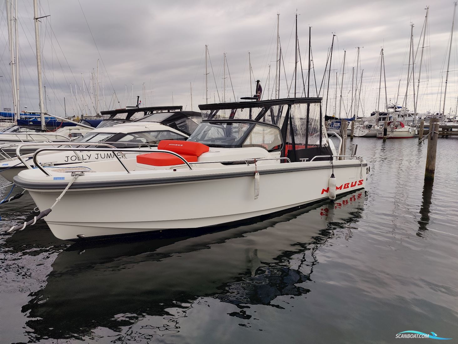 Nimbus T 8 Motor boat 2020, with Mercury Verado 300XL engine, Denmark