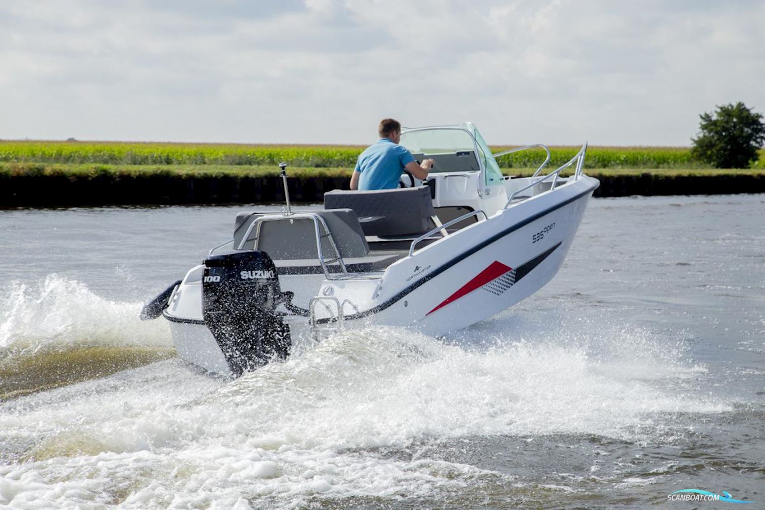 Northmaster Demo 535 Open Motor boat 2023, with Suzuki engine, The Netherlands