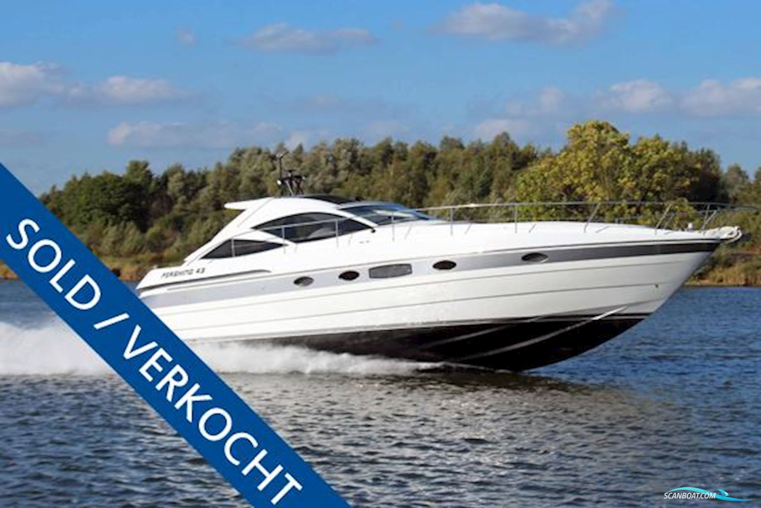 Pershing 43 HT Motor boat 2003, with Man engine, The Netherlands