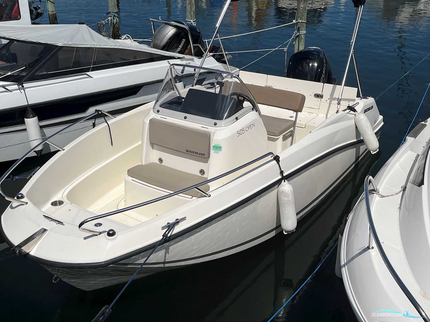 Quicksilver 505 Open Motor boat 2017, with Mercury engine, Denmark