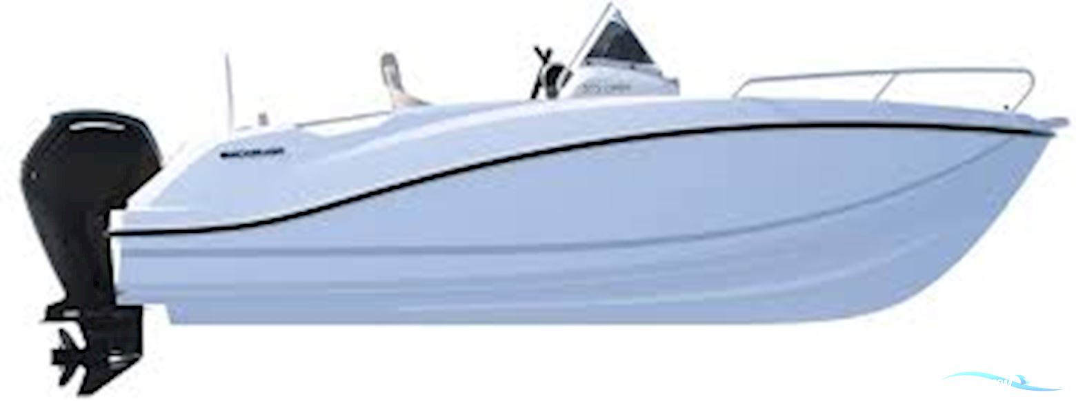 Quicksilver Activ 555 Open Med Mercury F100 Efi Elpt Samt Ekstra Udstyr Motor boat 2024, Denmark