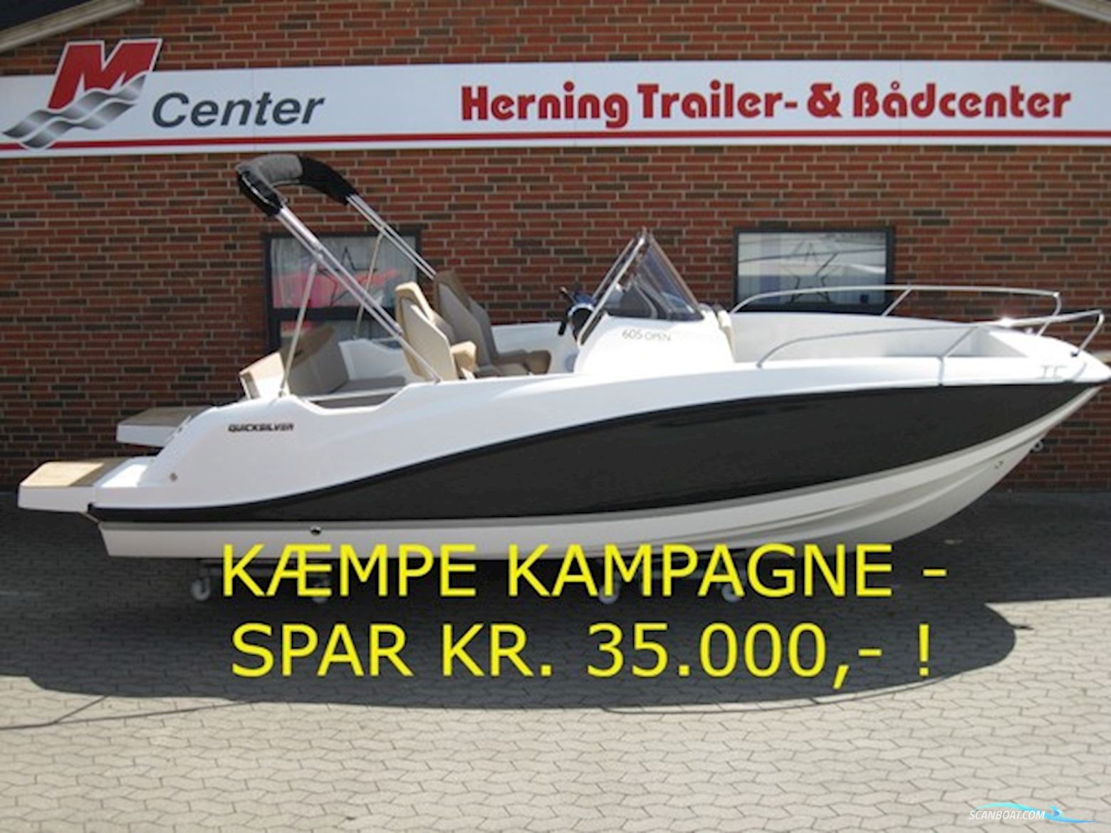Quicksilver Activ 605 Open m/Mercury F115 hk 4-Takt - Kæmpe Kampgane - Spar KR. 35.000,- ! Motor boat 2024, Denmark