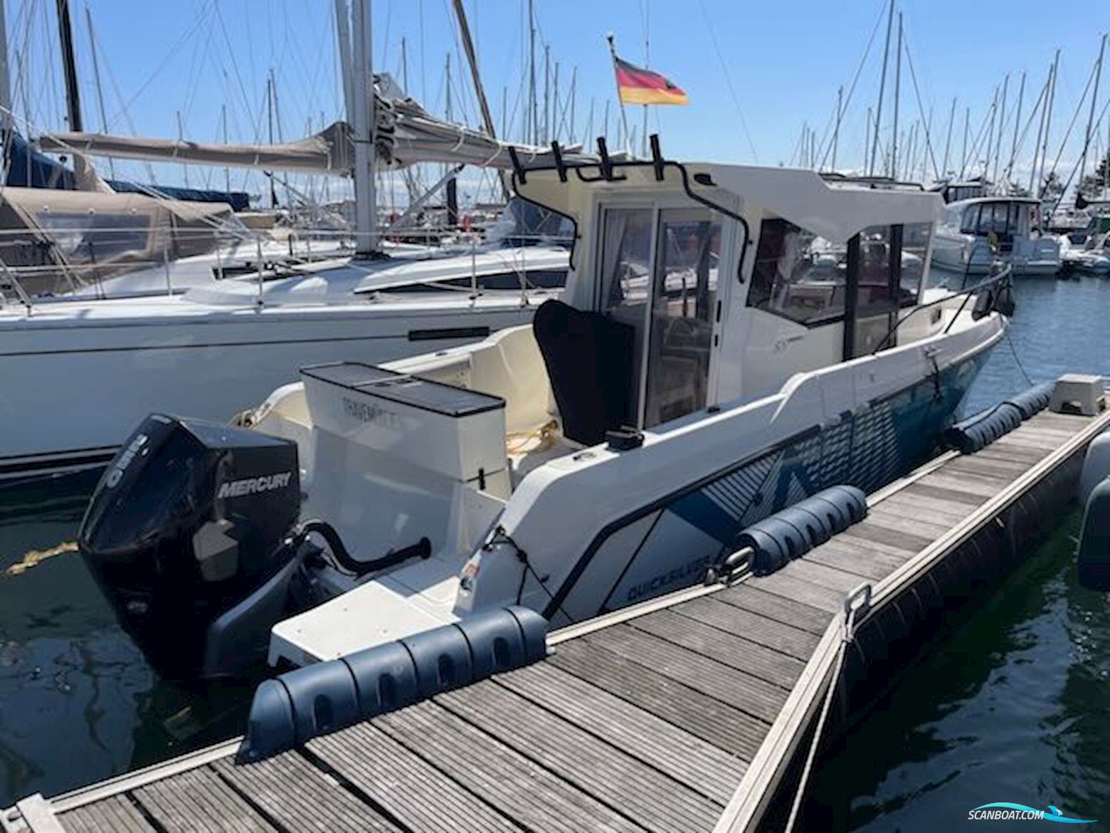 Quicksilver Captur 805 Pilothouse Motor boat 2019, with Mercury F 250 Xxl V8 Ams engine, Germany