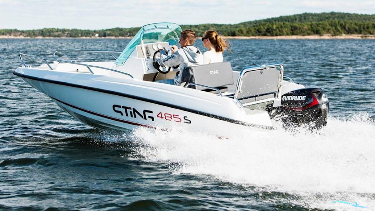 Sting 485 S Motor boat 2024, with Yamaha F40Fetl engine, Denmark