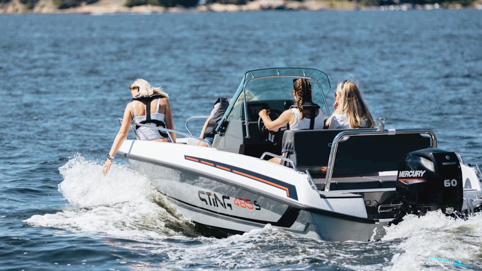 Sting 485 S Motor boat 2022, with Mercury engine, Sweden