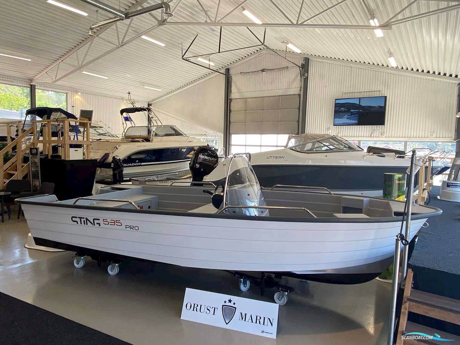 Sting 535 Pro Motor boat 2022, with Mercury F50 hk(-24) engine, Sweden