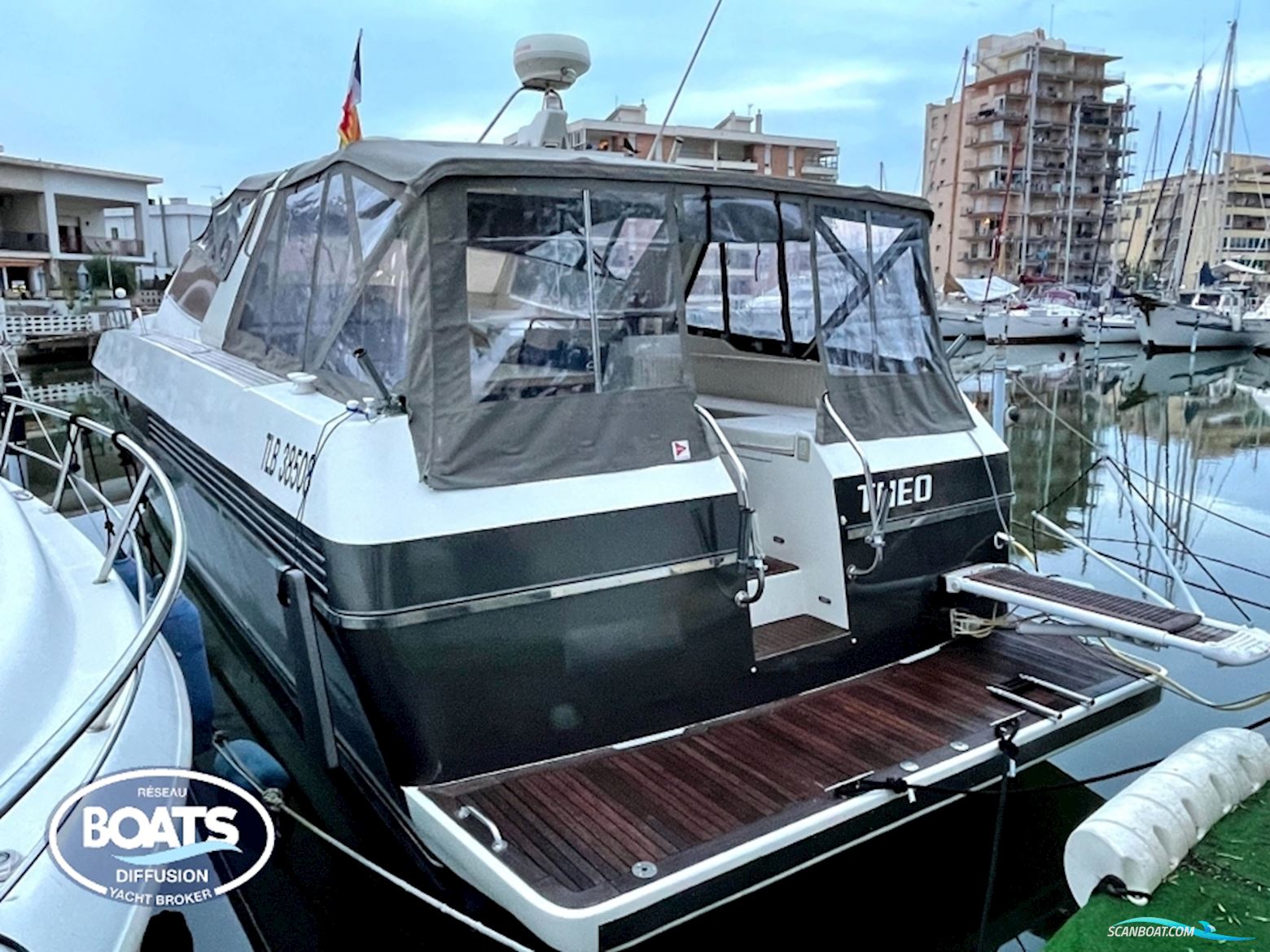 Tecnomarine 55 Motor boat 1987, with IVECO engine, France