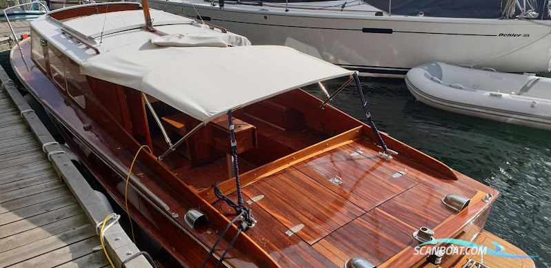 Træbåd Motor boat 1952, with Volvo Penta engine, Denmark