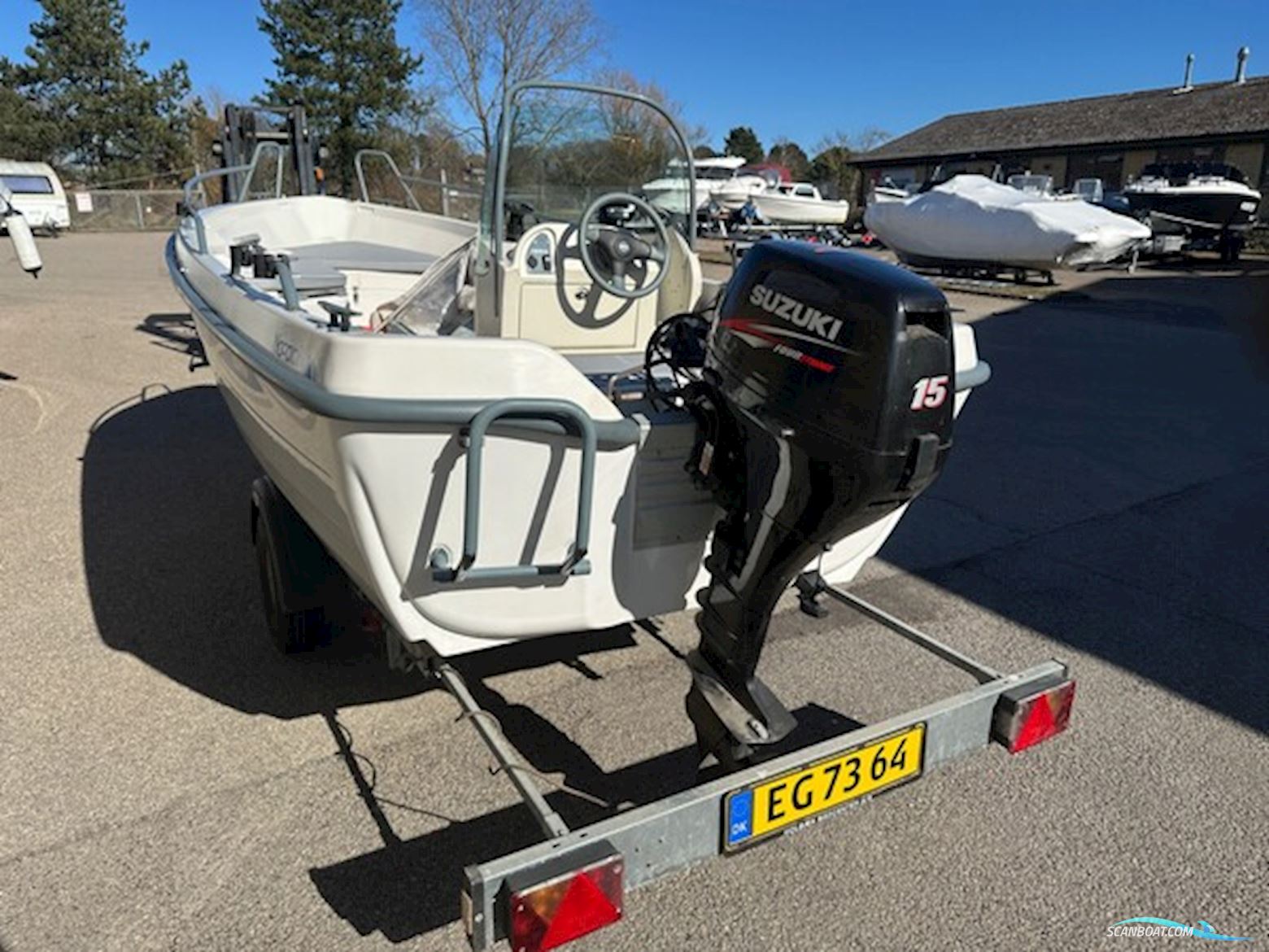 🚤 Terhi 6020 m. Suzuki DF15 + Brenderup trailer – Klar til vandet! 🚤