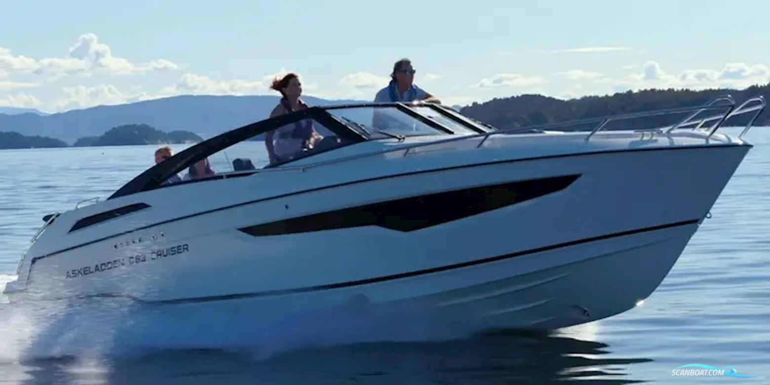  Askeladden C83 Cruiser Motorbåd 2023, med Mercury 350 hk V10 Verado motor, Danmark