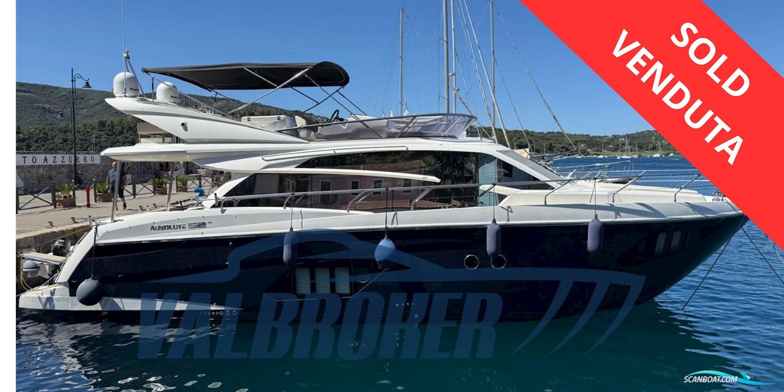 Absolute 52 Fly Motorbåd 2016, med Volvo Penta Ips 600 motor, Italien