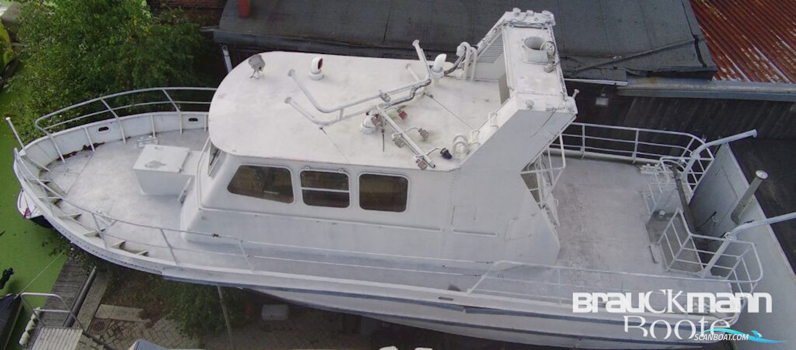 Aluminium Yachtwerft Franck Gmbh Polizeiboot Motorbåd 1982, med Man Diesel motor, Tyskland