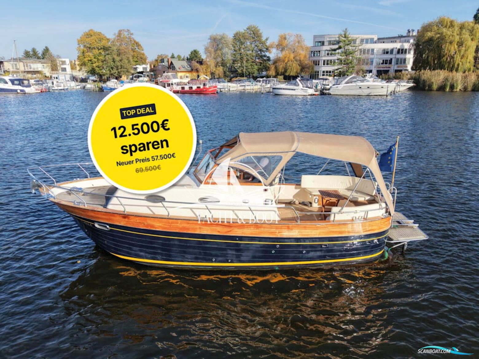 Antaris Mare Libre 900 Wide Body Motorbåd 2008, med Steyer motor, Tyskland