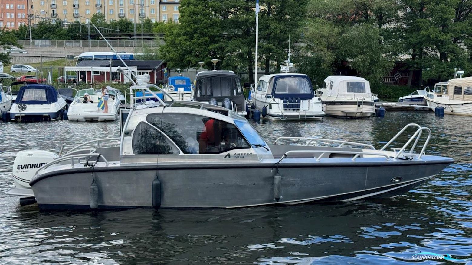 Anytec 747 Cab Motorbåd 2013, med Evinrude motor, Sverige
