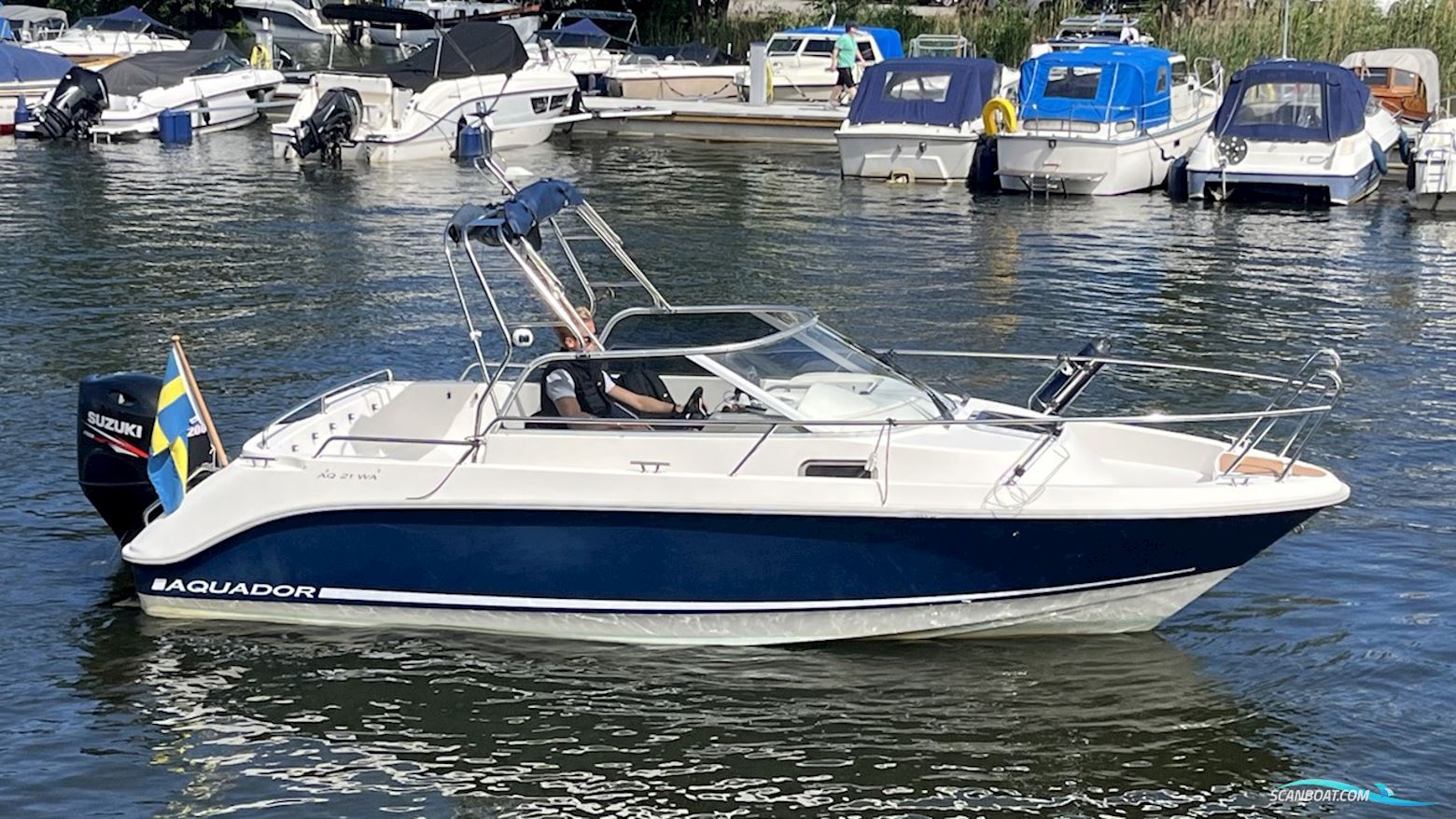 Aquador 21 WA E Motorbåd 2006, med Suzuki motor, Sverige