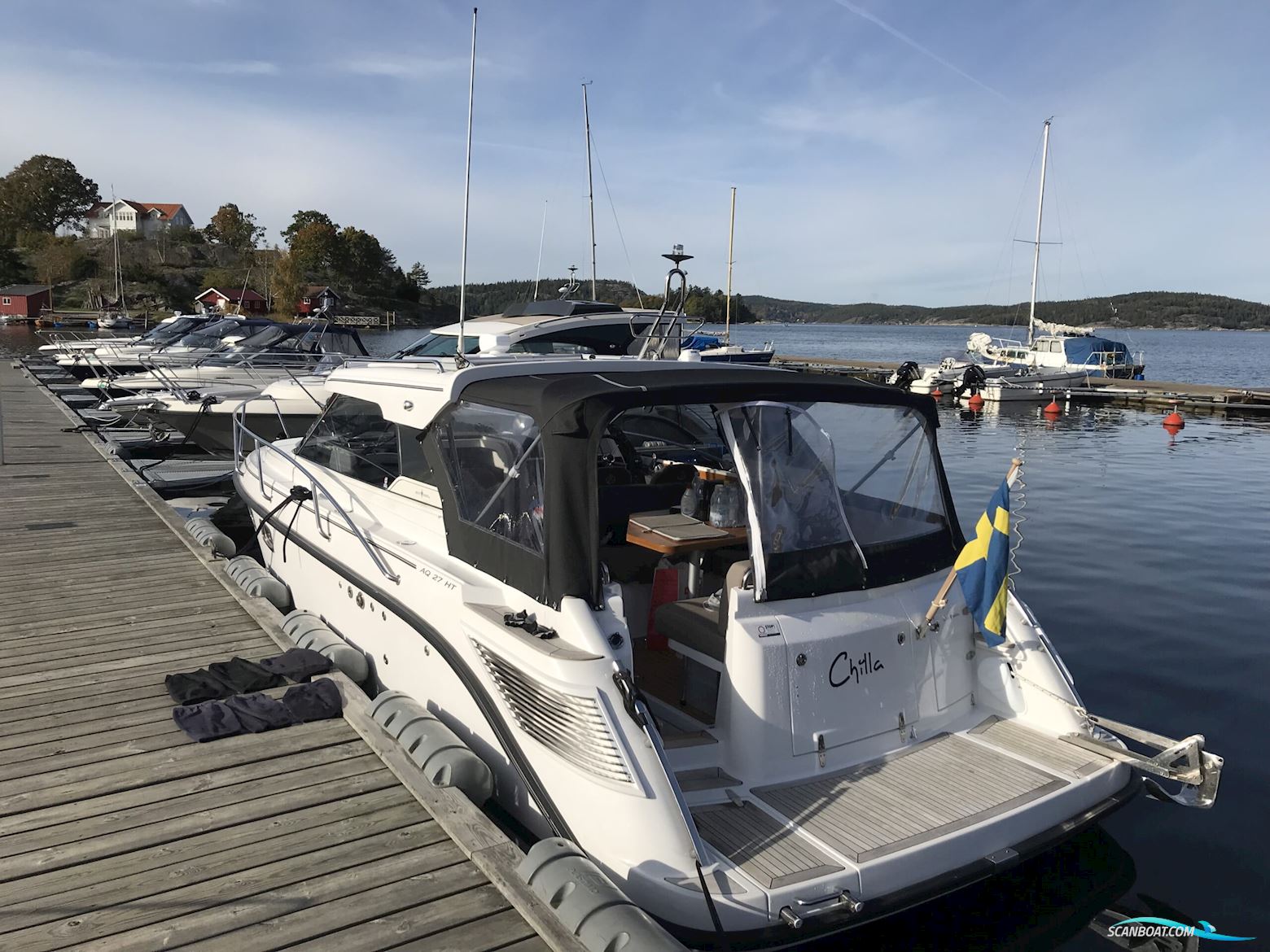 AQUADOR 27 HT Motorbåd 2017, med Mercury Diesel V6-260 hk motor, Sverige