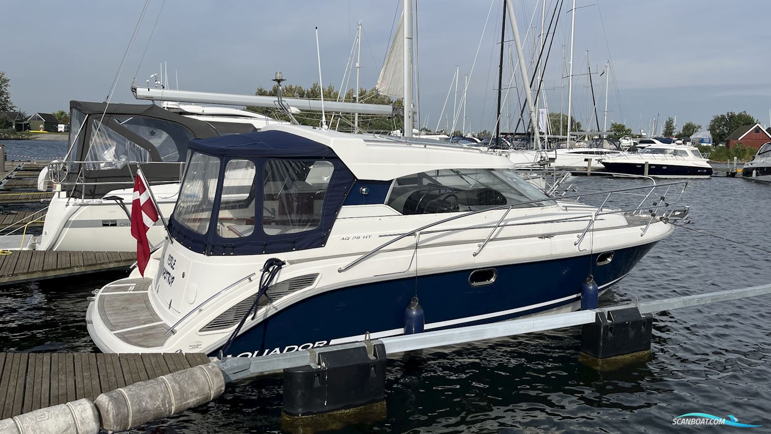 Aquador 28 HT Motorbåd 2008, med Mercruiser / Cummins motor, Danmark