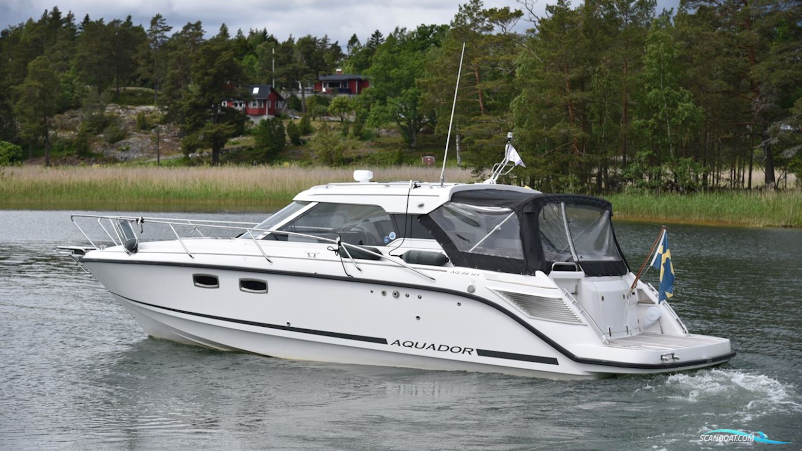 AQUADOR 28 HT Motorbåd 2021, med  Mercury Diesel motor, Sverige