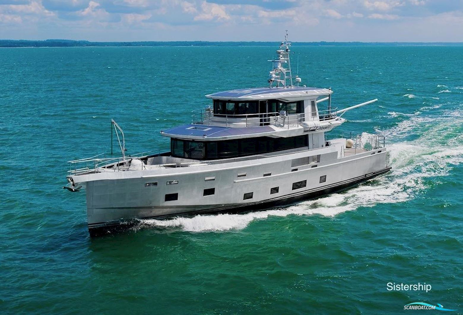 Arksen 85 Motorbåd 2023, med Praxis Hybrid System motor, England