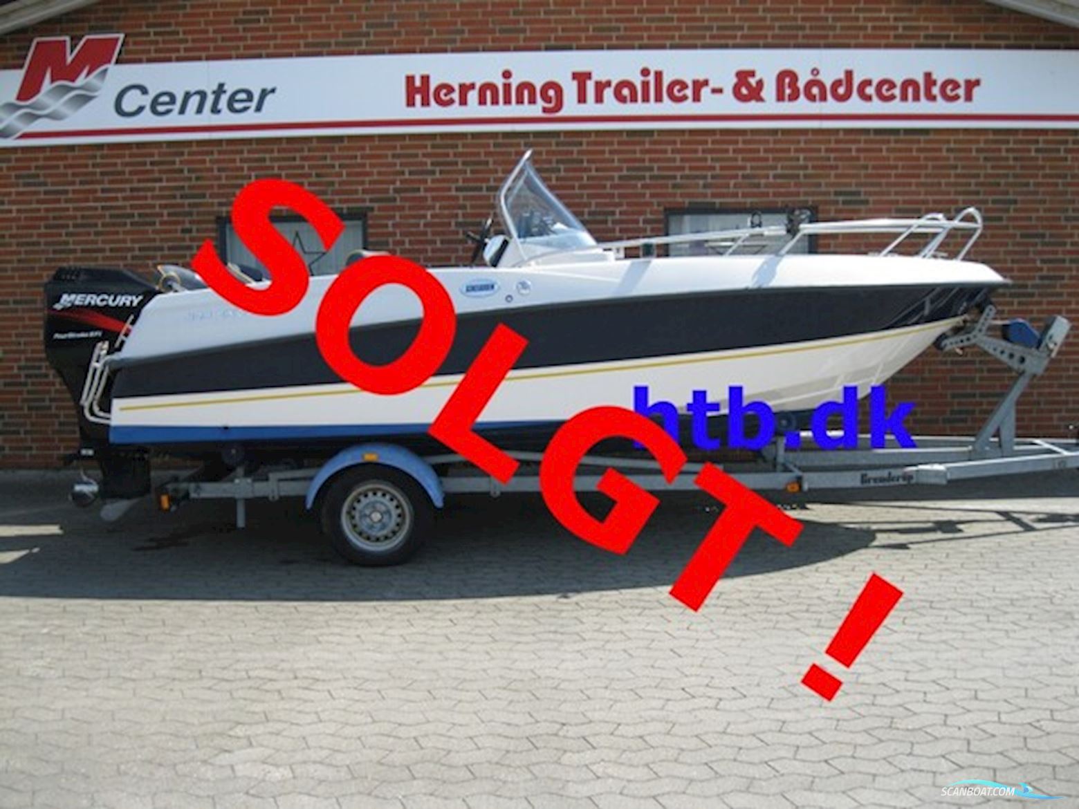 Askeladden 525 Excell m/Mercury F115 hk Efi og Brenderup Trailer - Solgt ! Motorbåd 2005, med Mercury motor, Danmark