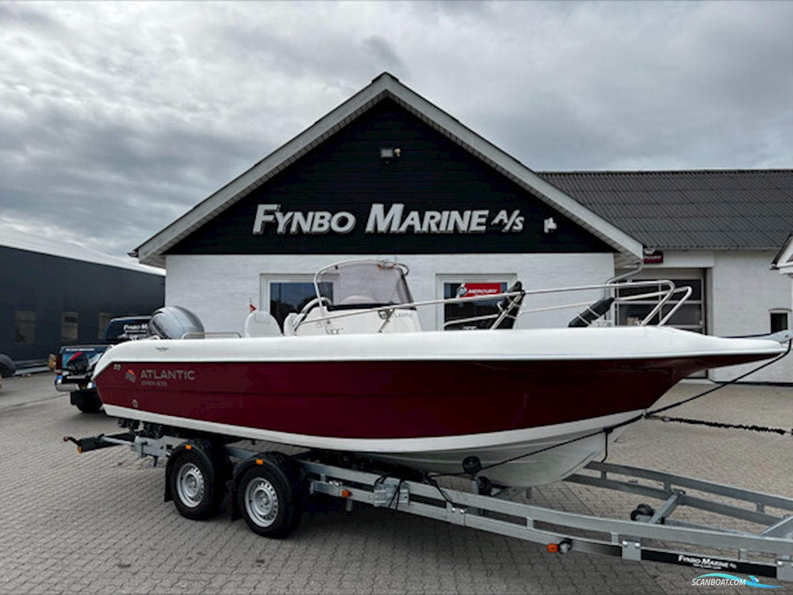 Atlantic 635 WA, Mariner F150 EFI Motorbåd 2009, med Mariner motor, Danmark