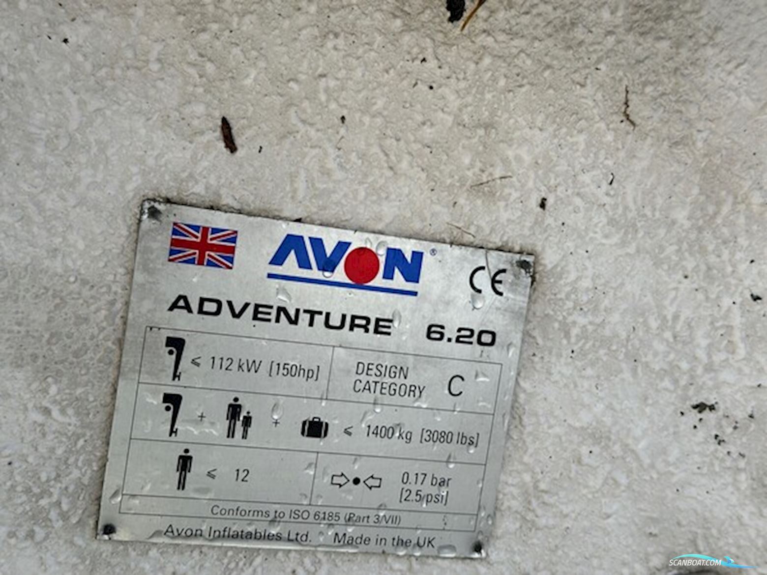 Avon Adventure 620 med Mercury 150 HK Verado – kun 147,5 timer – inkl. Brenderup trailer