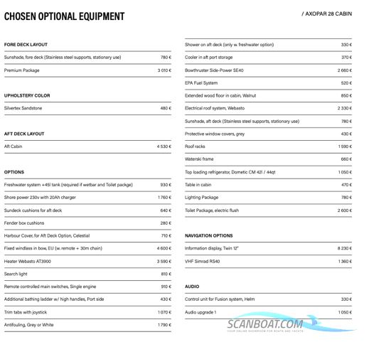 Axopar 28 Cross Cabin