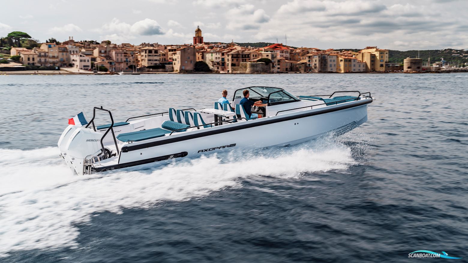 Axopar Yachts 37 Spyder Motorbåd 2025, med Mercury 2 x 300 Verado motor, Danmark