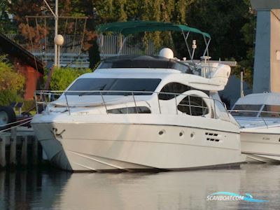 Azimut 46 Fly - 600 Std. - 3 Kab. Motorbåd 2005, med Caterpillar C9 motor, Italien