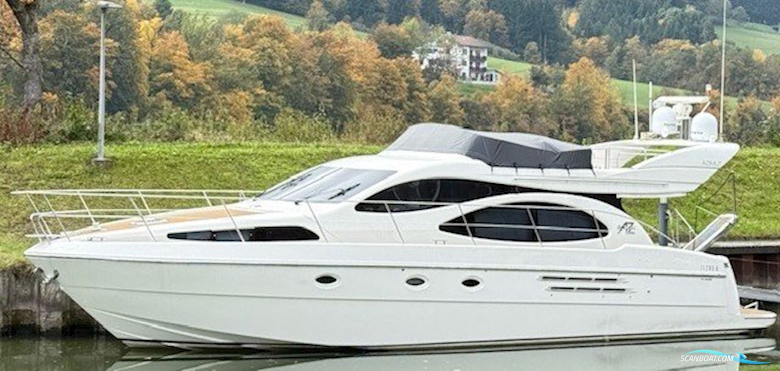 Azimut 46 Fly - 780 Std. - 3 Kab. Motorbåd 1997, med Caterpillar 3208 motor, Tyskland