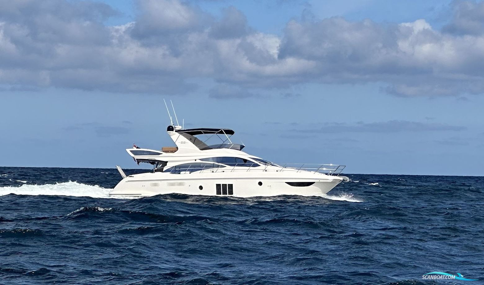 Azimut 58 Fly Motorbåd 2008, med MAN D2876 LE423 motor, Danmark